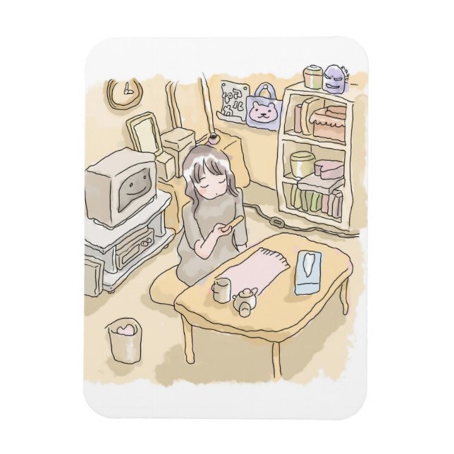 a scooping room magnet (Vertical)