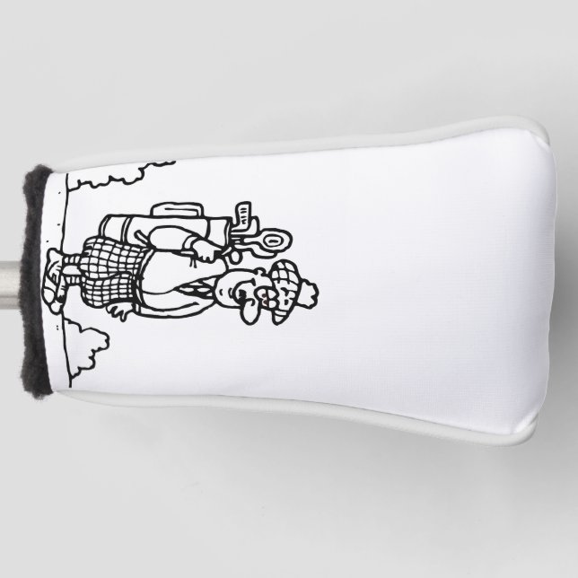 A Scottish Golfer Golf Head Cover (Front)