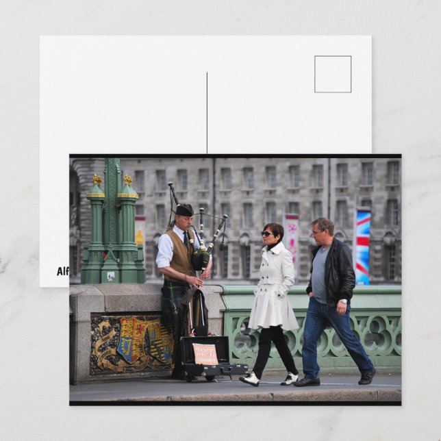 A Scottish Welcome in London Postcard (Front/Back)