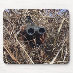 A scout observer practices observation techniqu 2 mouse pad