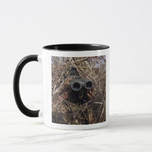 A scout observer practices observation techniqu mug