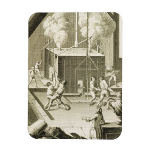 A sculptor's foundry, from the 'Encyclopedie des S Magnet