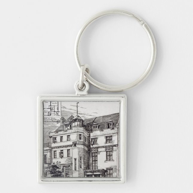 A Sculptors Studio, 1892 Key Ring (Front)