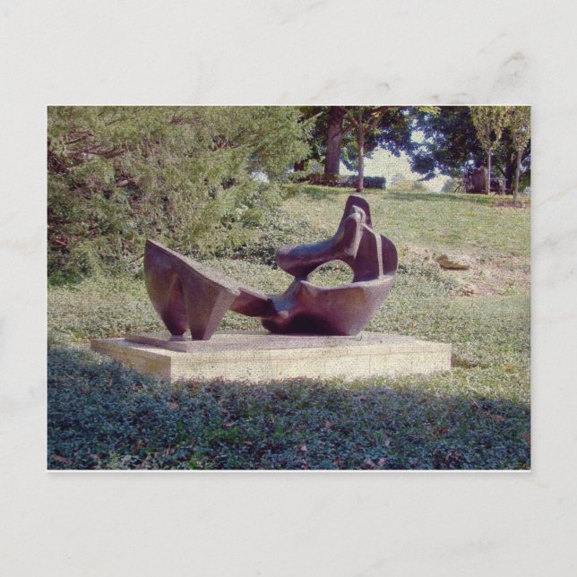 A Sculpture in Kansas City Postcard (Front)