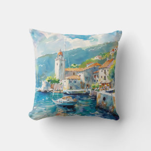 A Sea Port Cushion