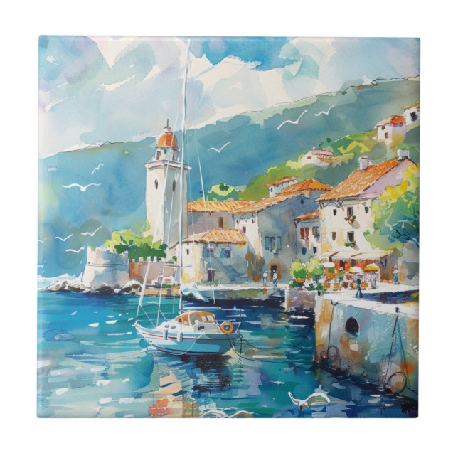 A Sea Port Tile (Front)