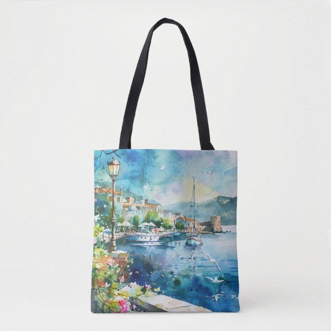 A Sea Port Tote Bag (Front)