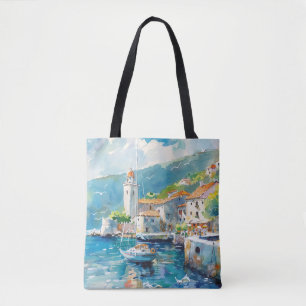 A Sea Port Tote Bag