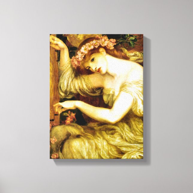 A Sea Spell Pre Raphaelite 1877 Canvas Print (Front)