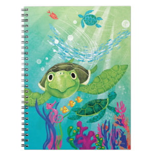 A Sea Turtle Rescue Spiral Notebook