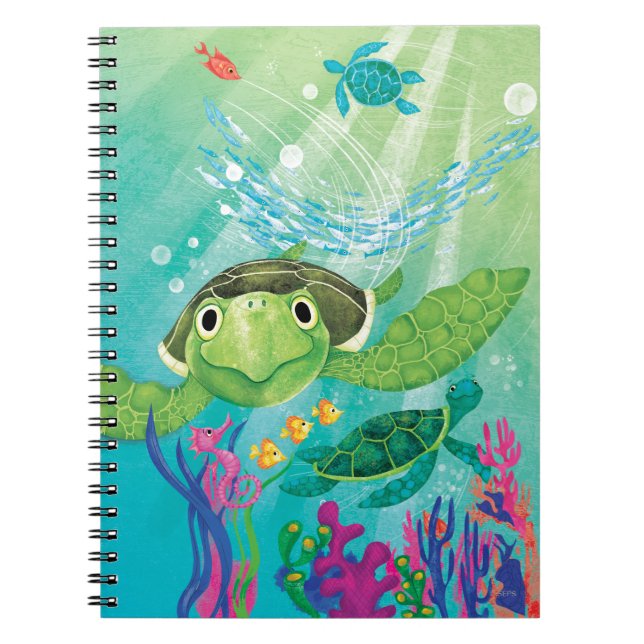 A Sea Turtle Rescue Spiral Notebook (Front)