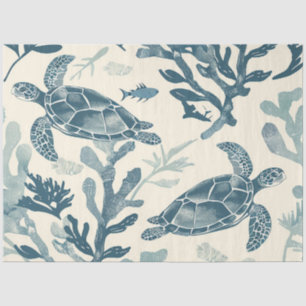 A Sea Turtle Series Design 4 Tissue Paper