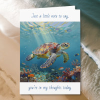 A Sea Turtle Themed Thinking about You