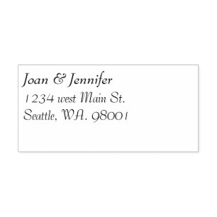 A Sealed with a Kiss Self-inking Stamp