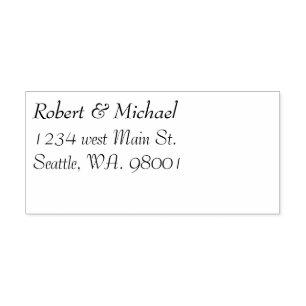A Sealed with a Kiss Self-inking Stamp