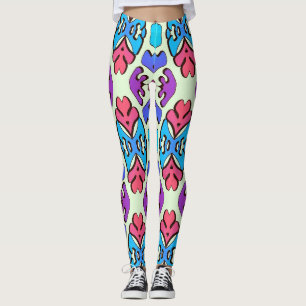 A seamless elegant "Ratti_Creative_Arts" Leggings