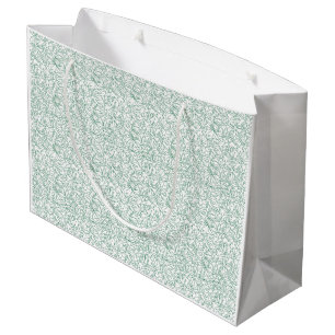 A seamless geometric pattern featuring interlockin large gift bag