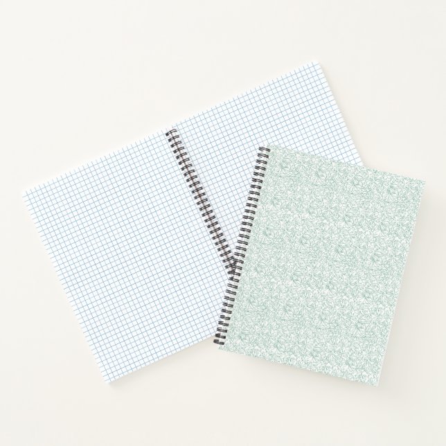 A seamless geometric pattern featuring interlockin notebook (Inside)
