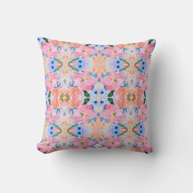  A seamless pattern with colourful pastel  Cushion (Front)