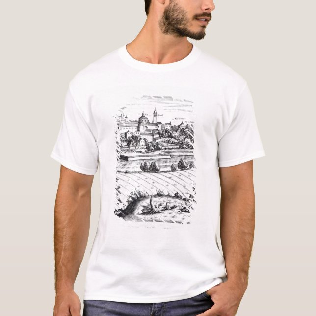 A Section of a Map of Milan, 1640 T-Shirt (Front)