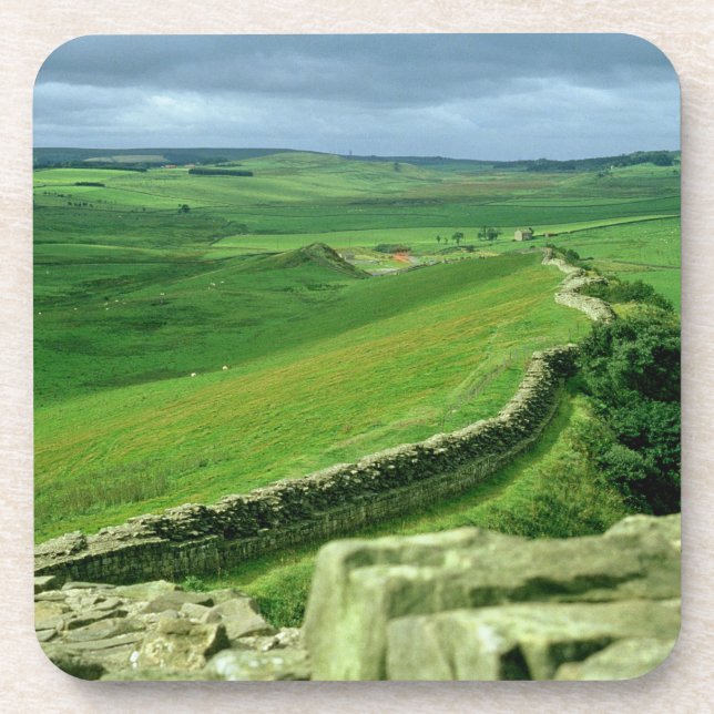 A section of Hadrian's Wall, 2nd century AD (stone Coaster (Front)