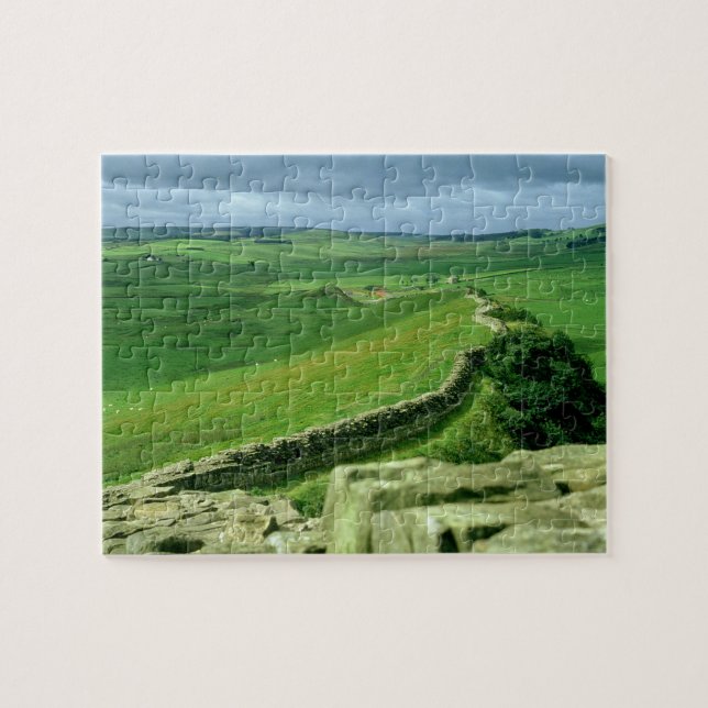 A section of Hadrian's Wall, 2nd century AD (stone Jigsaw Puzzle (Horizontal)