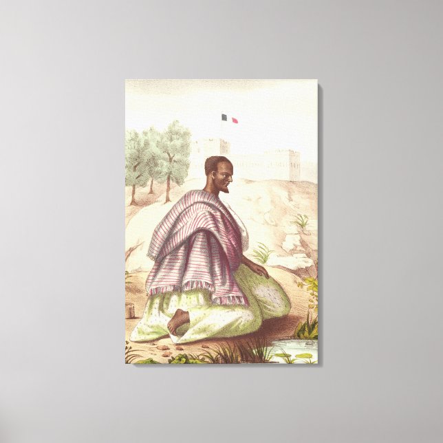 A Senegalese Marabout Canvas Print (Front)
