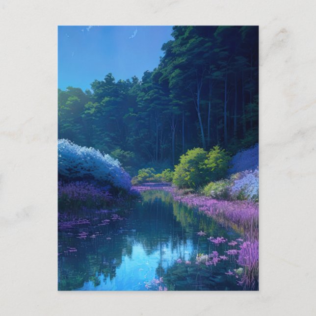 A Serenade of Nature's Beauty Postcard (Front)