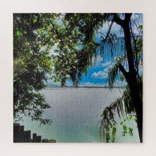 A serene lakeside jigsaw puzzle