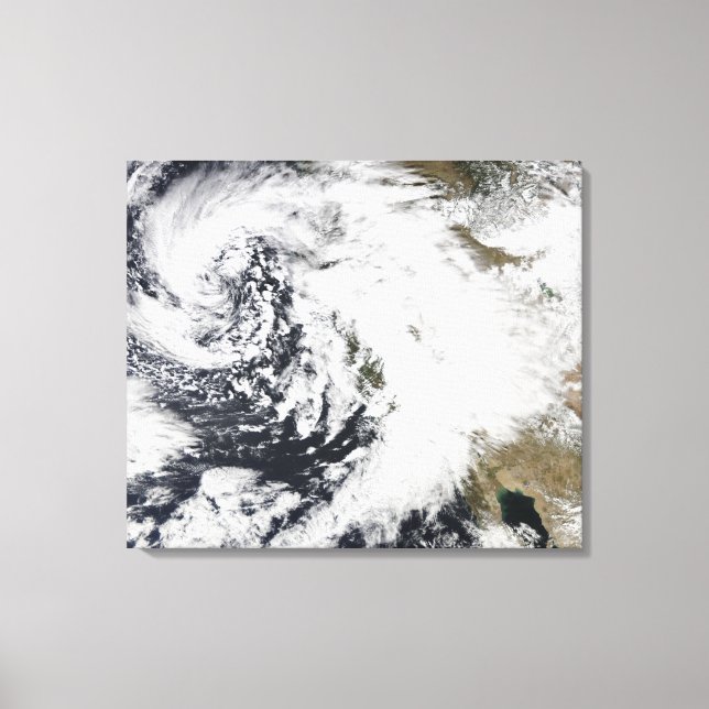 A series of strong storms with fierce winds canvas print (Front)