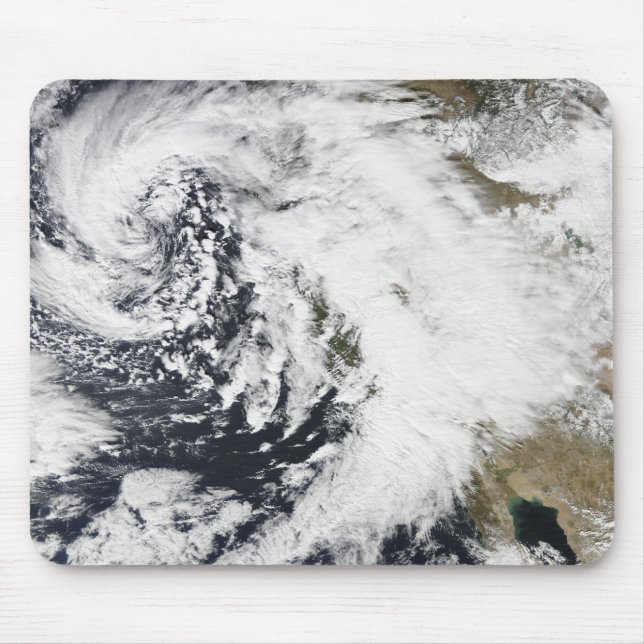 A series of strong storms with fierce winds mouse pad (Front)