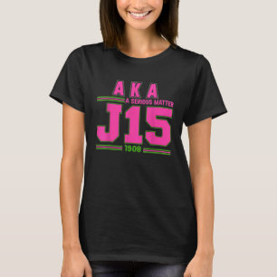 A Serious Matter J15 Founder's Day Pink And Green T-Shirt