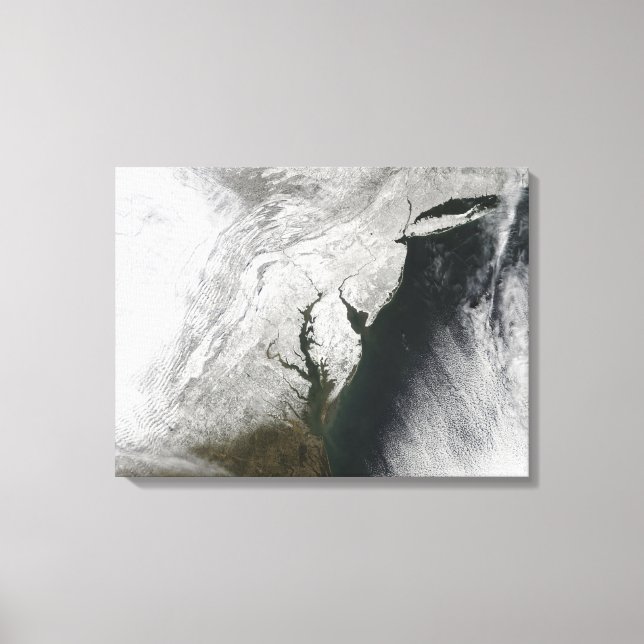 A severe winter storm canvas print (Front)