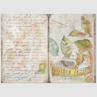 A Sewing Junk Journal Series Design #2 Tissue Paper