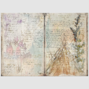 A Sewing Junk Journal Series Design #7 Tissue Paper