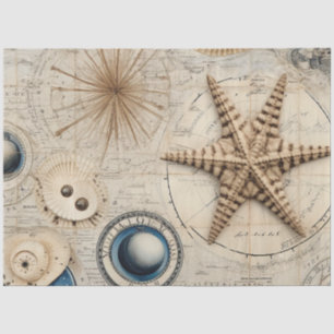 A Shabby Chic Nautical Series Design 14 Tissue Paper