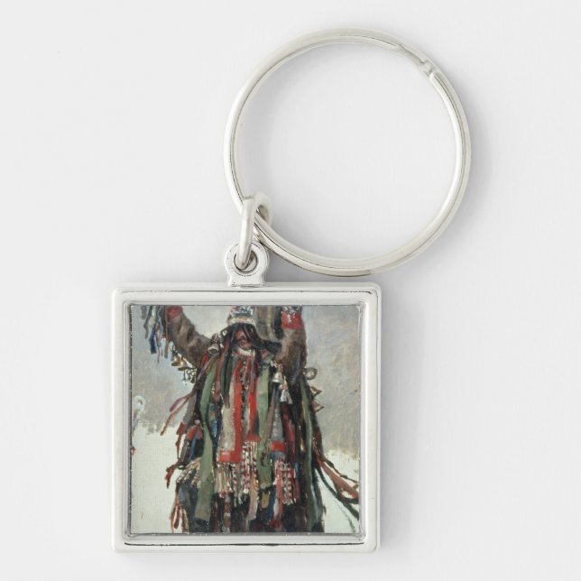 A Shaman sketch for Yermak Key Ring (Front)