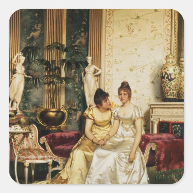 A Shared Confidence Square Sticker (Front)