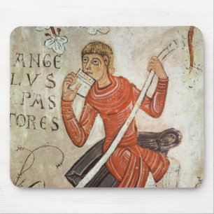 A shepherd playing a flageolet mouse pad
