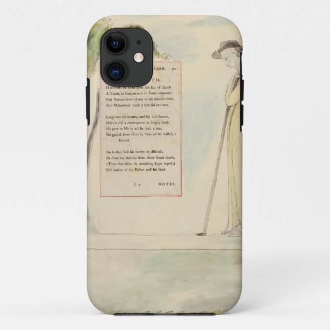 A Shepherd Reading the Epitaph, from Elegy Written Case-Mate iPhone Case (Back)