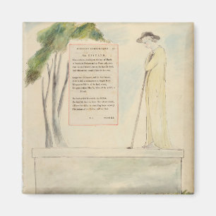 A Shepherd Reading the Epitaph, from Elegy Written Magnet