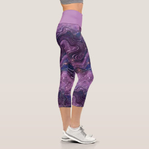 A Shimmering Galaxy Series Design 11  Capri Leggings