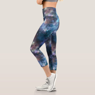 A Shimmering Galaxy Series Design 3 Capri Leggings