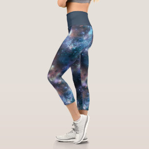 A Shimmering Galaxy Series Design 3 Capri Leggings