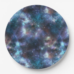 A Shimmering Galaxy Series Design 3  Paper Plate