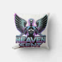 A shiny, metallic angel with wings, Y2K design