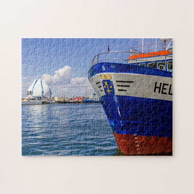A ship from Hel, Poland Jigsaw Puzzle (Horizontal)