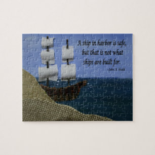 A Ship in Harbour Jigsaw Puzzle