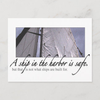 A Ship in the Harbour Postcard