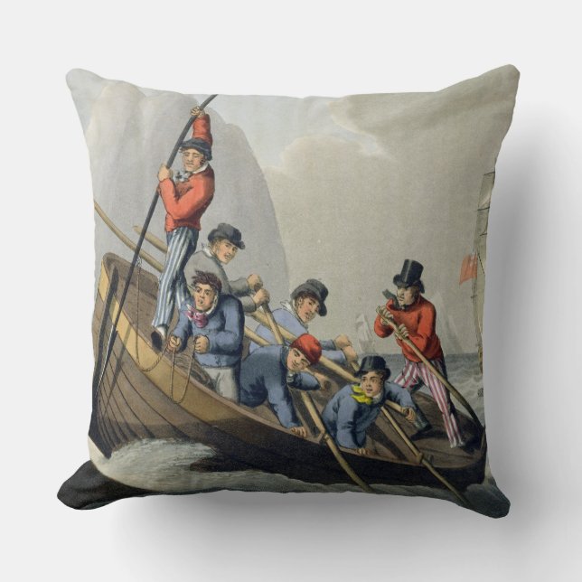 A Ship's Boat Attacking a Whale, engraved by Matth Cushion (Front)